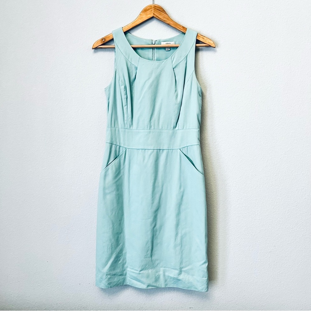 J. Crew Tailored Shift Dress in Lightweight Wool
